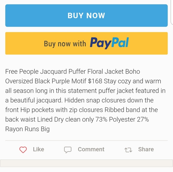 Free People Jacquard Floral Puffer Jacket - Picture 8 of 8